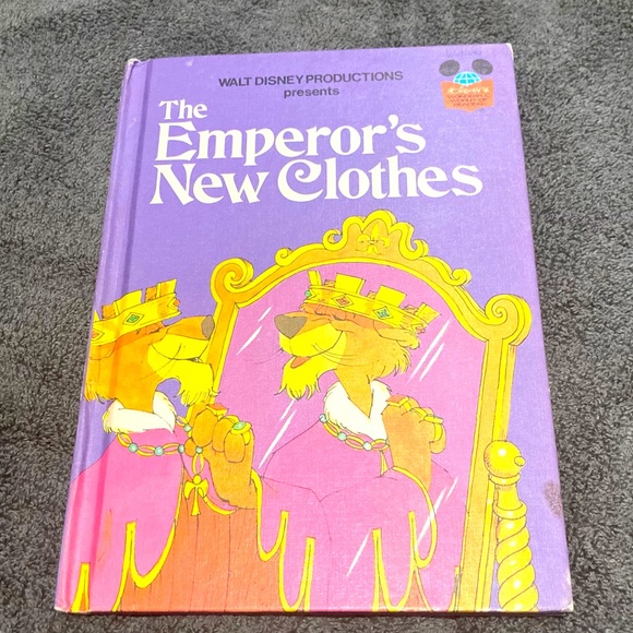 Vintage walt disney The emperors new clothes